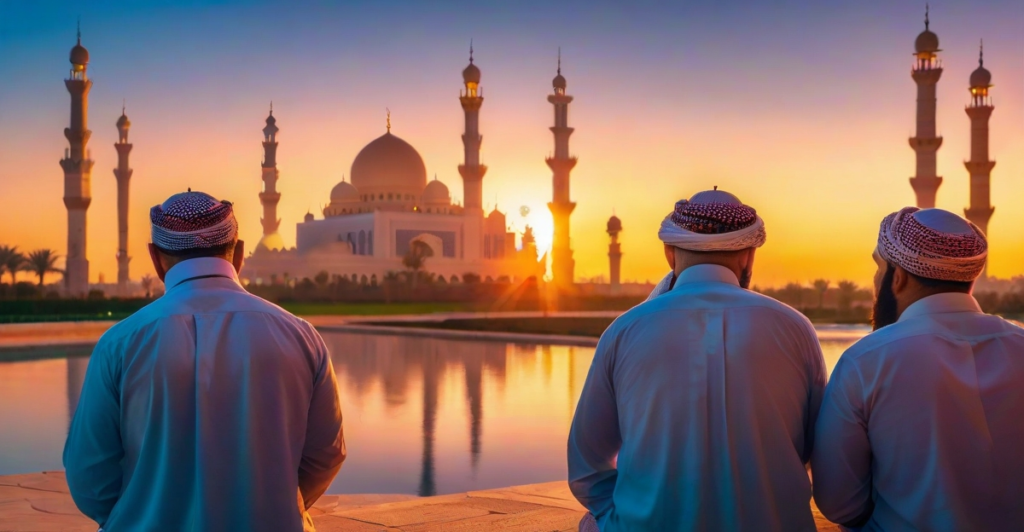 "Reaksi Tak Terduga! Dua Podcaster AS Terpukau Saat Mendengar Adzan di Abu Dhabi"