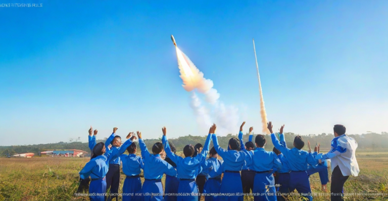 Wow! Siswa SMKN 4 Pontianak Berhasil Luncurkan Roket Hingga 1 Km! 🚀🔥
