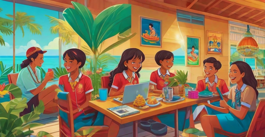 Anak SMP di Raja Ampat Fasih Berbahasa Inggris Saat Main Peran di Hotel! 😍🔥