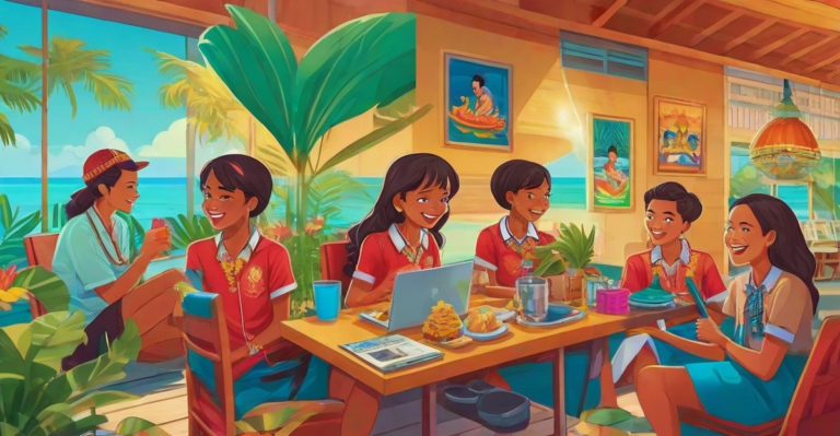 Anak SMP di Raja Ampat Fasih Berbahasa Inggris Saat Main Peran di Hotel! 😍🔥